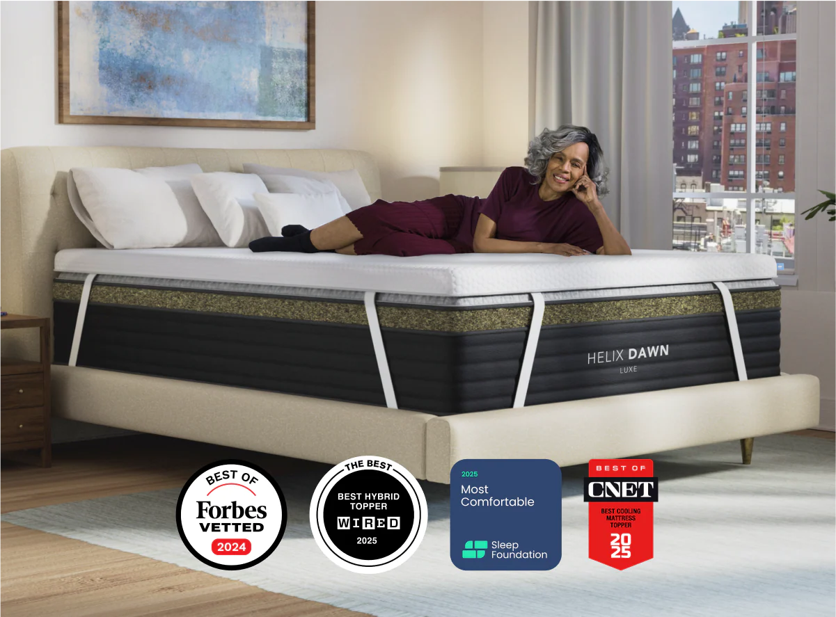 Helix Premium Mattress Topper with GlacioTex